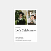 Let's Celebrate Graduation Announcement