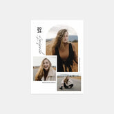 Geometric Arch Graduation Announcement