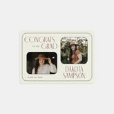 Classic Duo Graduation Announcement