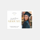 Simple Handwritten Graduation Announcement