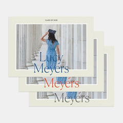 Classic Bold Graduation Announcement