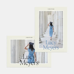 Classic Bold Graduation Announcement